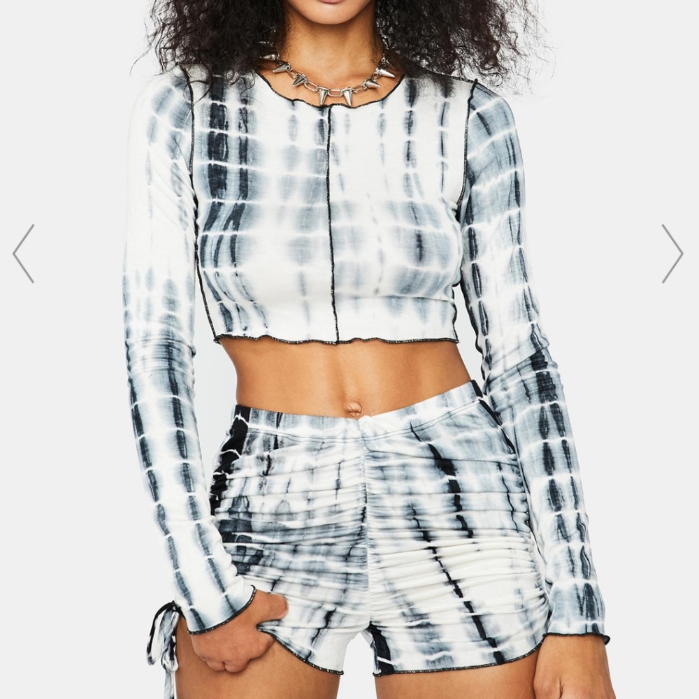 Give the chance Tye dye shorts set